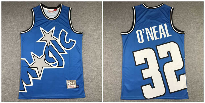 Magic 32 Shaquille O'Neal Blue Hardwood Classics Jersey,We sell and wholesale Magic 32 Shaquille O'Neal Blue Hardwood Classics Jersey on line form chian!